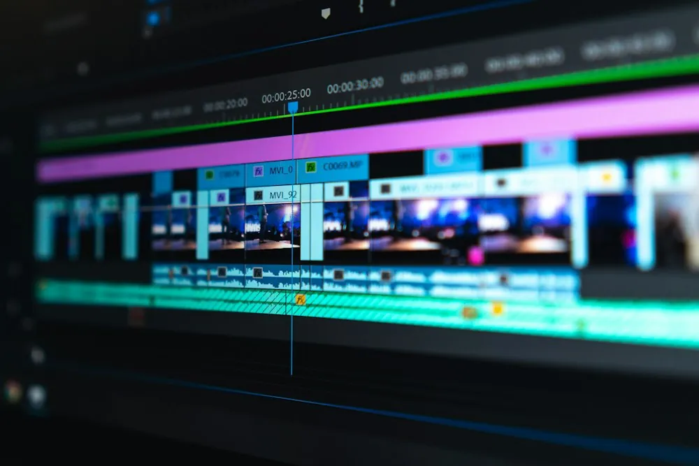 Zeitleiste im Videoschnitt